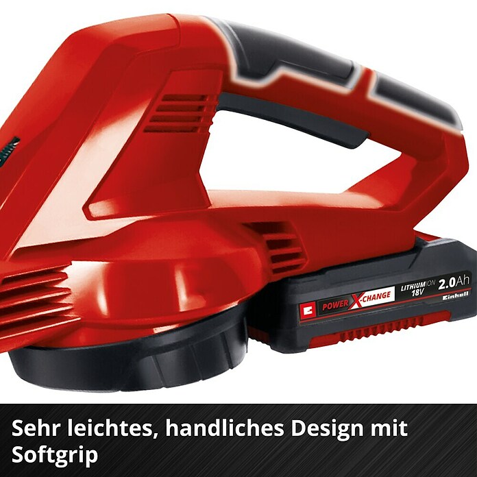 Einhell Power X-Change Akku-Laubbläser GE-CL 18 Li E-Solo (18 V, Li-Ionen, Ohne Akku, Blasgeschwindigkeit: 210 km/h)