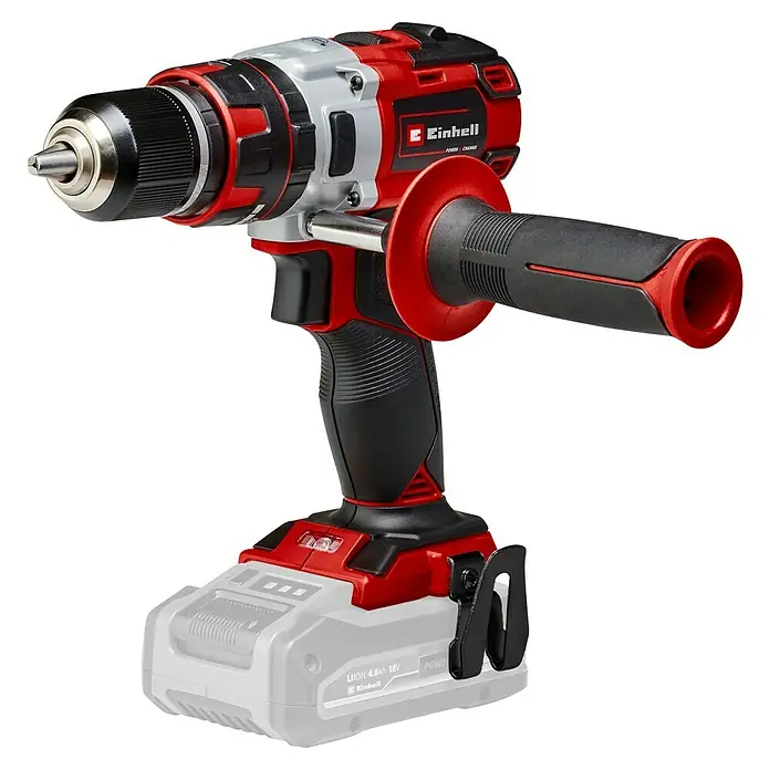 Einhell Professional Power X-Change 18V Akku-Schlagbohrschrauber TE-CD 18 Li-i Brushless-Solo - 18 V, Ohne Akku, 60 Nm - Ein leistungsstarker Einhell Akku-Bohrschrauber mit Zusatzhandgriff für präzises und komfortables Arbeiten. Ideal für Heimwerker und Profis.