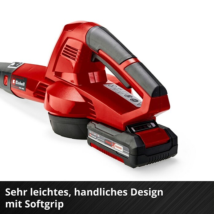 Einhell Power X-Change Akku-Laubbläser GE-CL 18 Li E Kit (18 V, Li-Ionen, 1 Akku, Blasgeschwindigkeit: 210 km/h)