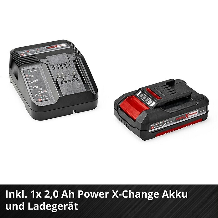 Einhell Power X-Change Akku-Laubbläser GE-CL 18 Li E Kit (18 V, Li-Ionen, 1 Akku, Blasgeschwindigkeit: 210 km/h)