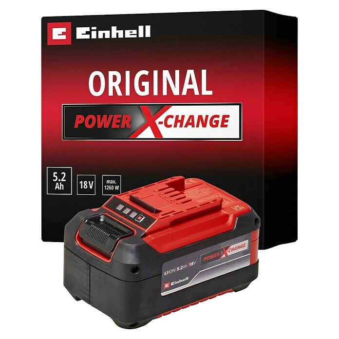 Einhell Power X-Change Batería (18 V, 5,2 Ah)