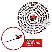 Einhell Power X-Change Akku-Heckenschere GE-CH 1855/1 Li-Solo (18 V, Li-Ionen, Ohne Akku, Schnittlänge: 55 cm)