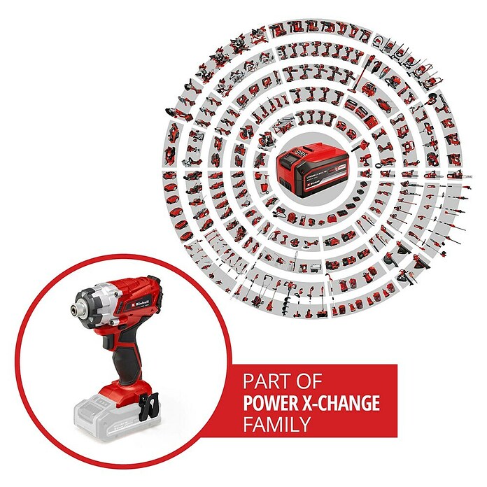 Einhell Power X-Change 18V Akku-Schlagschrauber TE-CI 18/1 Li (18 V, Ohne Akku) | BAUHAUS