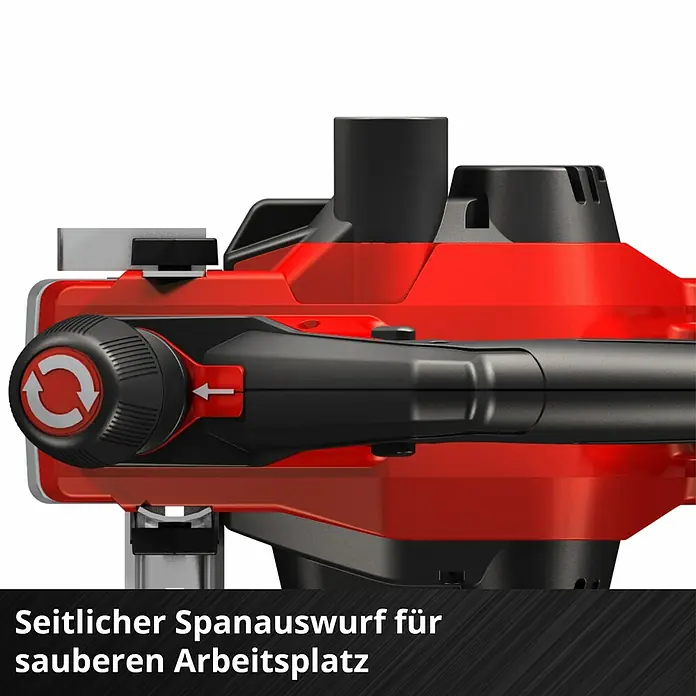 Einhell Power X-Change 18V Akku-Hobel TE-PL 18/82 Li-Solo - 18 V, Ohne Akku, Max. Leerlaufdrehzahl: 15.000 U/min - Seitlicher Spanauswurf für sauberen Arbeitsplatz.