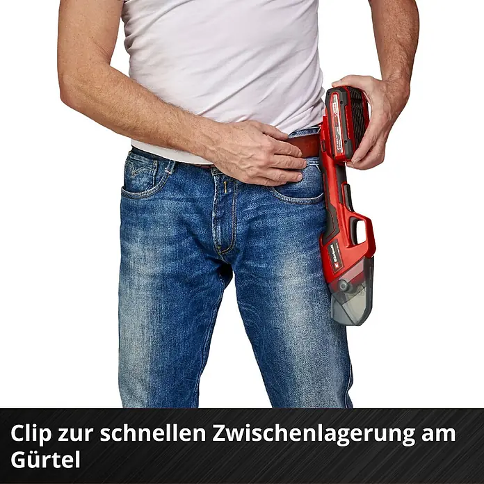 Einhell Power X-Change 18V Akku-Strauchschere GE-LS18 LI-SOLO - 18 V, Ohne Akku, Max. Aststärke: 28 mm - Clip zur schnellen Zwischenlagerung am Gürtel.