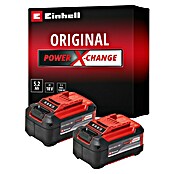 Einhell Power X-Change 18V Akku-Set PXC Plus Twinpack (18 V, 5,2 Ah, 2 Akkus) | BAUHAUS