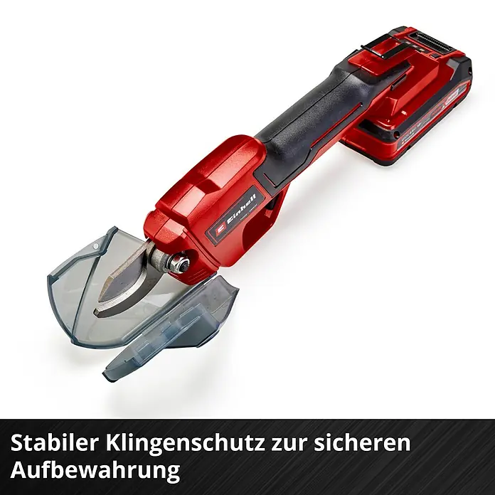 Einhell Power X-Change 18V Akku-Strauchschere GE-LS18 LI-SOLO - 18 V, Ohne Akku, Max. Aststärke: 28 mm - Akku-Gras- und Strauchschere mit Klingenschutz für sichere Aufbewahrung.