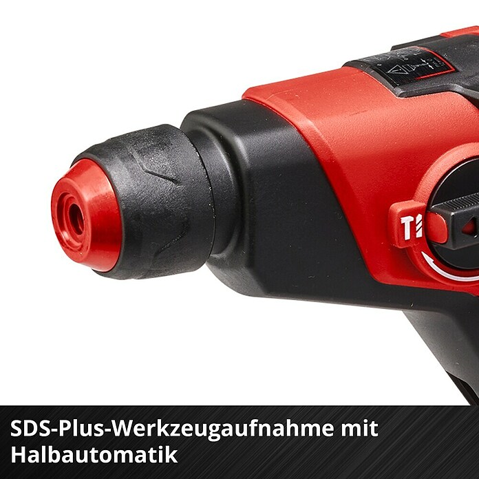 Einhell PXC 18V Akku-Bohrhammer TE-HD 18/12 Li - Solo (18 V, Ohne Akku, 1,3 J) | BAUHAUS