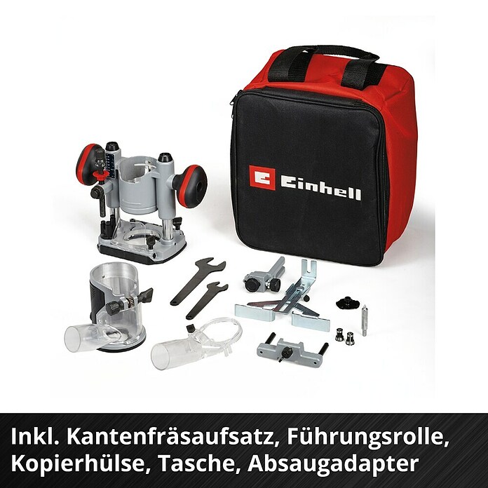Einhell Professional Power X-Change 18V Akku-Kombifräse TP-RO 18 Set Li BL - Solo (18 V, Ohne Akku) | BAUHAUS