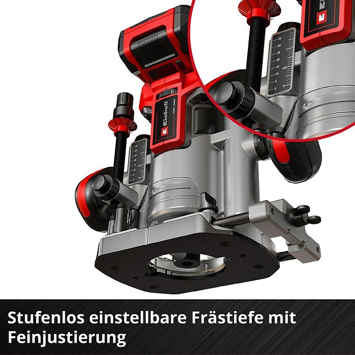 Einhell Professional Power X-Change 18V Akku-Kombifräse TP-RO 18 Set Li BL - Solo (18 V, Ohne Akku) | BAUHAUS