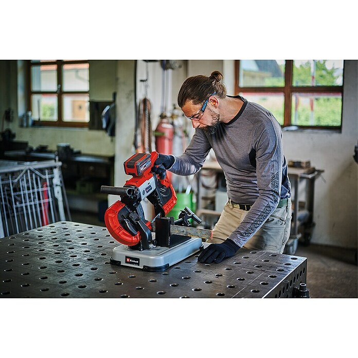 Einhell Power X-Change 18V Sierra de cinta de batería TE-MB 18/127 Li-Solo (18 V, Sin batería) | BAUHAUS
