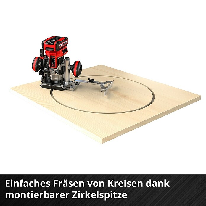 Einhell Professional Power X-Change 18V Akku-Kombifräse TP-RO 18 Set Li BL - Solo (18 V, Ohne Akku) | BAUHAUS