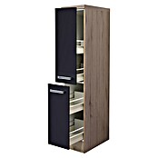 Flex-Well Turin Demi-Apothekerschrank (57 x 60 x 162 cm, Anthrazit Miniperl) | BAUHAUS