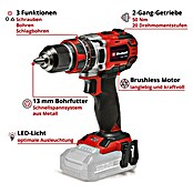 Einhell Professional Power X-Change 18V Akku-Schlagbohrschrauber TP-CD 18/50 Li-i BL Solo (18 V, Ohne Akku, 50 Nm) | BAUHAUS