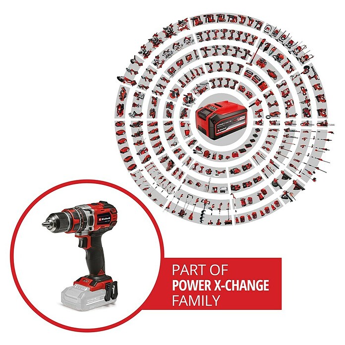 Einhell Professional Power X-Change 18V Akumulatorska udarna bušilica/odvijač TP-CD 18/50 Li-i BL Solo  (18 V, Bez akumulatora, 50 Nm) | BAUHAUS
