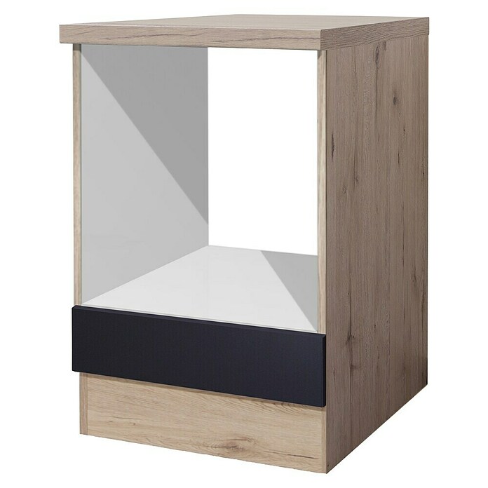 Flex-Well Turin Herdumbauschrank (B x T x H: 60 x 60 x 86 cm, Anthrazit Miniperl) | BAUHAUS