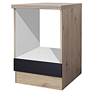 Flex-Well Turin Herdumbauschrank (B x T x H: 60 x 60 x 86 cm, Anthrazit Miniperl)