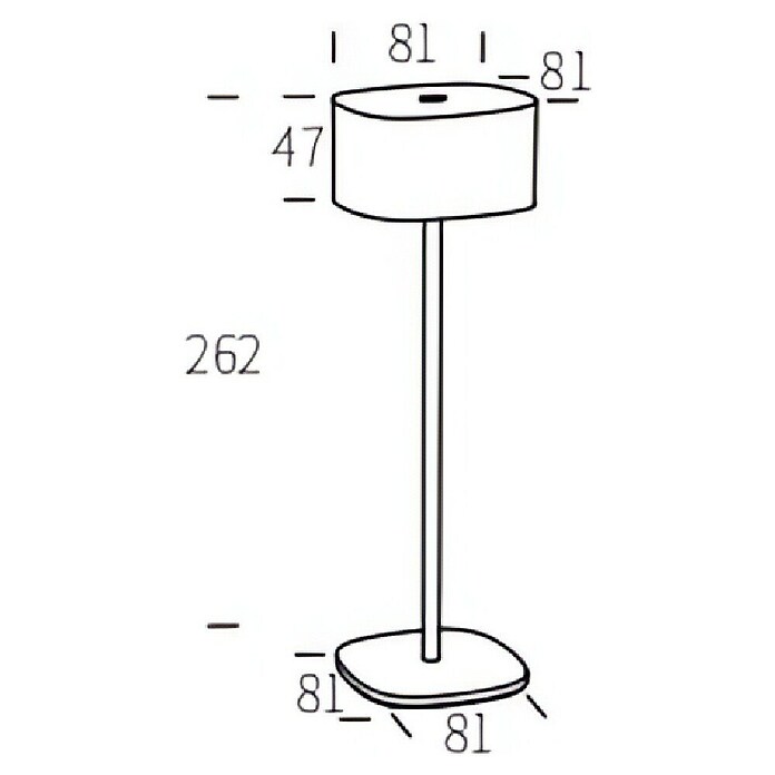 Ferotehna Punjiva stolna svjetiljka Lucy  (2 W, D x Š x V: 262 x 81 x 262 mm, Topla bijela, Svijetlo zelena) | BAUHAUS