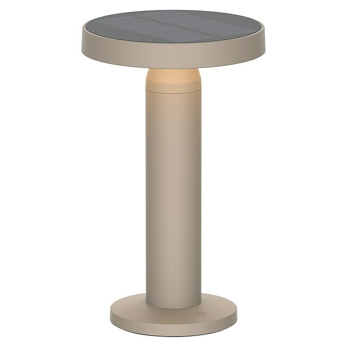 Ferotehna Solarna stolna svjetiljka Audrey  (2 W, D x Š x V: 92 x 130 x 217 mm, Topla bijela, Bež) | BAUHAUS