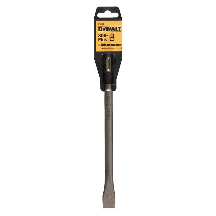 Dewalt Cincel plano SDS-Plus DT6802-QZ (Largo: 250 mm, Ancho: 20 mm)
