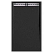 Duplach Plato de ducha Cach (L x An: 140 x 70 cm, Material compuesto, Negro) | BAUHAUS