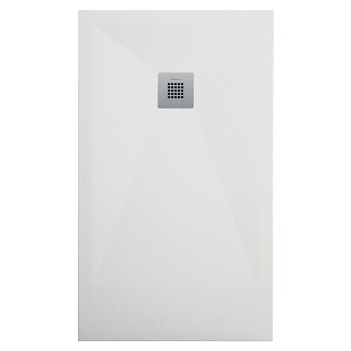Duplach Plato de ducha Plus (L x An: 100 x 100 cm, Material compuesto, Blanco) | BAUHAUS