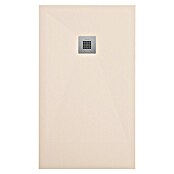 Duplach Plato de ducha Plus (L x An: 100 x 70 cm, Material compuesto, Crema) | BAUHAUS