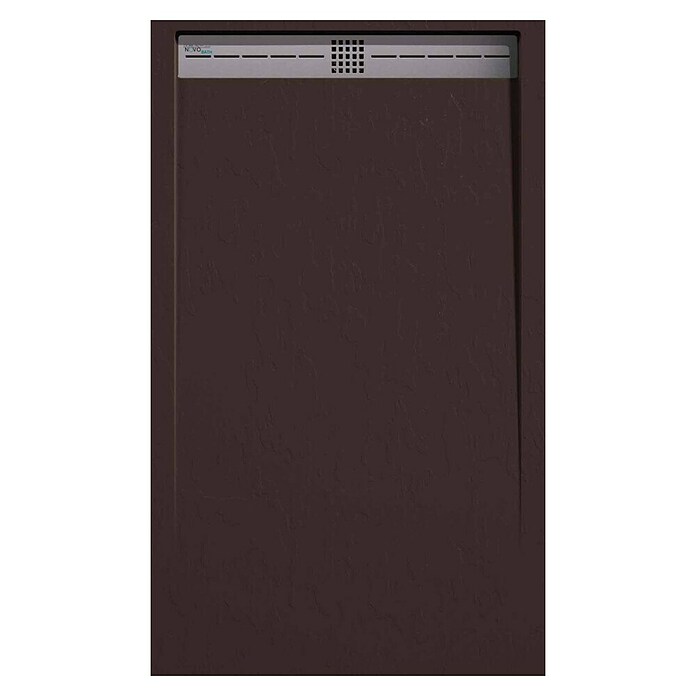 Duplach Plato de ducha Cach (L x An: 140 x 70 cm, Material compuesto, Chocolate) | BAUHAUS