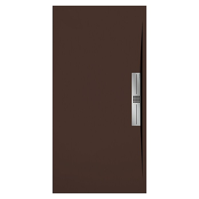 Duplach Plato de ducha Side (L x An: 200 x 90 cm, Material compuesto, Chocolate) | BAUHAUS