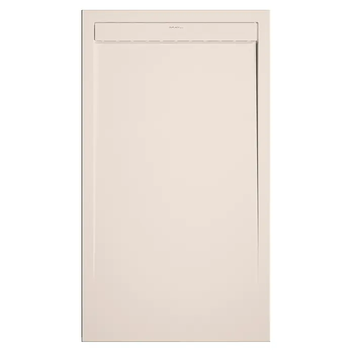 Duplach Plato de ducha Smart - L x An: 80 x 80 cm, Material compuesto, Crema - La imagen muestra un elegante plato de ducha Duravit con un diseño minimalista y un acabado de alta calidad. El color es un beige suave, perfecto para cualquier baño.