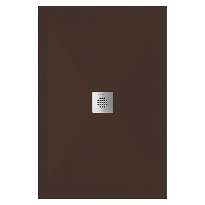 Duplach Plato de ducha Sorty (L x An: 90 x 80 cm, Material compuesto, Chocolate) | BAUHAUS