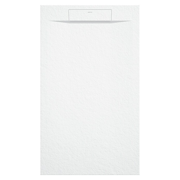 Duplach Plato de ducha Zeus (L x An: 210 x 80 cm, Material compuesto, Blanco) | BAUHAUS