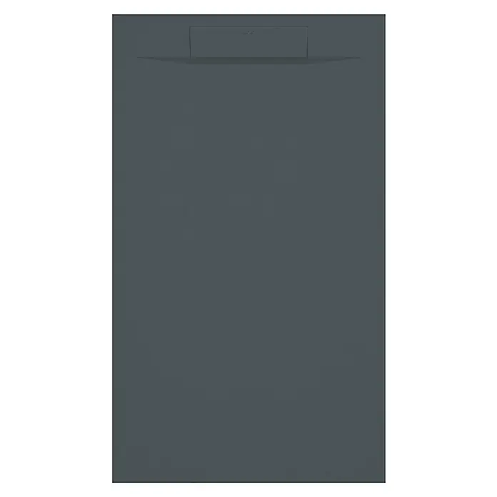Duplach Plato de ducha Zeus - L x An: 80 x 80 cm, Material compuesto, Antracita - Un elegante frigorífico gris con un diseño limpio, perfecto para cualquier cocina moderna. Electrodoméstico práctico y elegante.