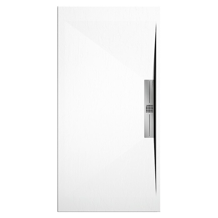 Duplach Plato de ducha Side (L x An: 110 x 80 cm, Material compuesto, Blanco) | BAUHAUS