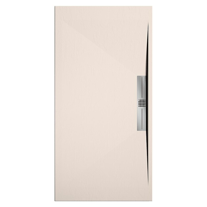 Duplach Plato de ducha Side (L x An: 90 x 90 cm, Material compuesto, Crema) | BAUHAUS