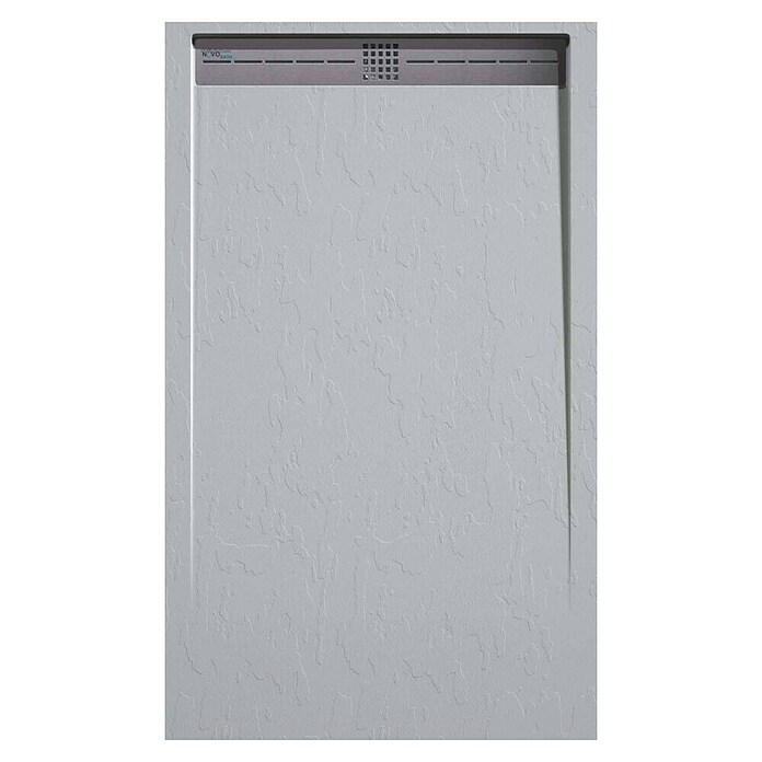 Duplach Plato de ducha Cach (L x An: 190 x 80 cm, Material compuesto, Gris) | BAUHAUS
