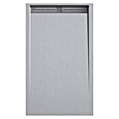 Duplach Plato de ducha Cach (L x An: 190 x 80 cm, Material compuesto, Gris) | BAUHAUS