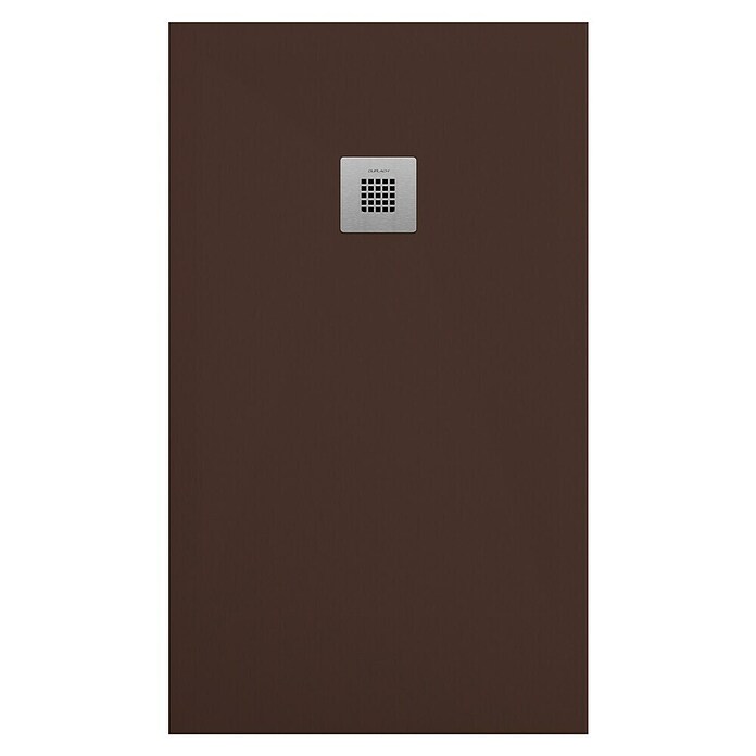 Duplach Plato de ducha Plus (L x An: 120 x 100 cm, Material compuesto, Chocolate) | BAUHAUS