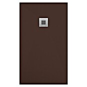 Duplach Plato de ducha Plus (L x An: 120 x 100 cm, Material compuesto, Chocolate) | BAUHAUS
