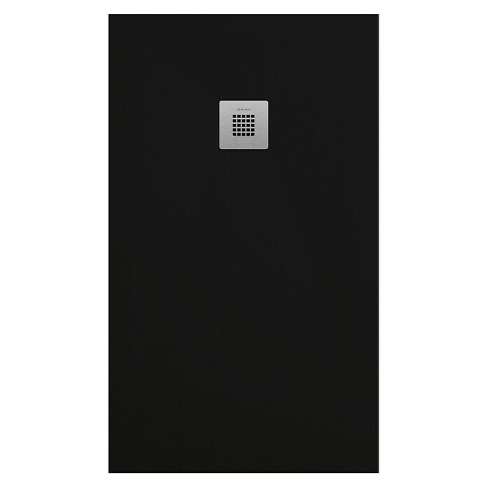 Duplach Plato de ducha Plus (L x An: 110 x 90 cm, Material compuesto, Negro) | BAUHAUS