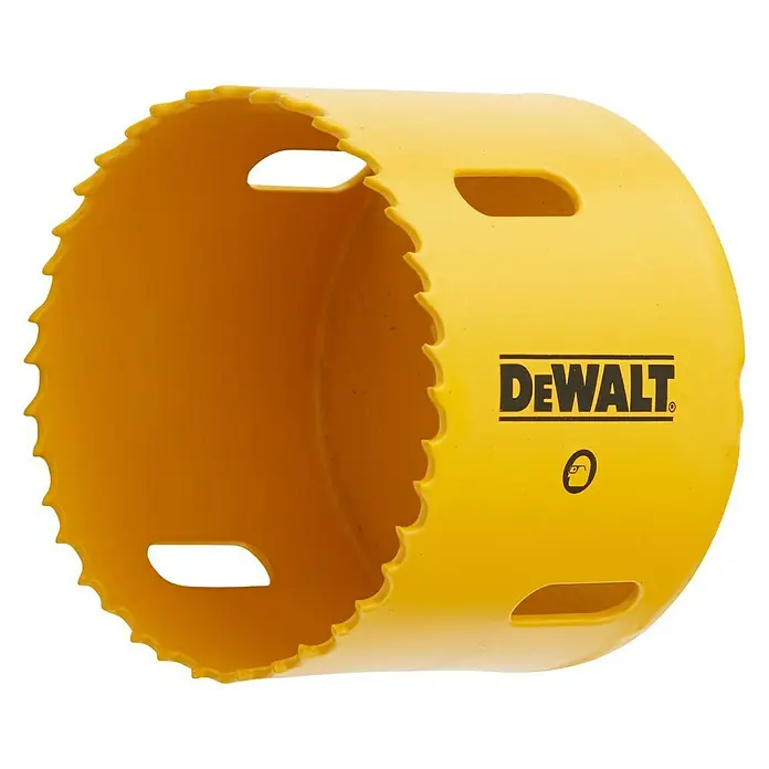 DeWalt Broca de taladro DT83 - 1 ud., Diámetro de la broca: 76 mm - Sierra perforadora amarilla DeWalt con dientes afilados para taladrar orificios limpios en diversos materiales.