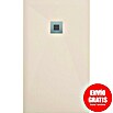 Duplach Plato de ducha Plus (L x An: 140 x 100 cm, Material compuesto, Crema) | BAUHAUS