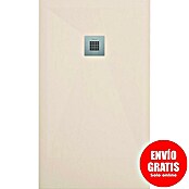 Duplach Plato de ducha Plus (L x An: 100 x 70 cm, Material compuesto, Crema) | BAUHAUS
