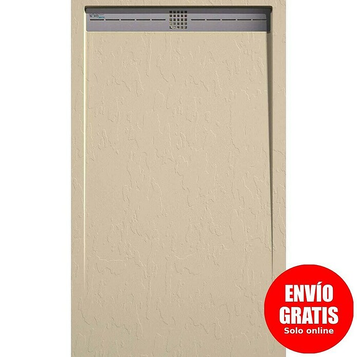 Duplach Plato de ducha Cach (L x An: 190 x 90 cm, Material compuesto, Crema) | BAUHAUS