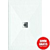 Duplach Plato de ducha Sorty (L x An: 170 x 90 cm, Material compuesto, Blanco) | BAUHAUS