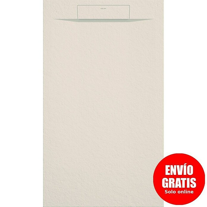 Duplach Plato de ducha Zeus (L x An: 100 x 80 cm, Material compuesto, Crema) | BAUHAUS