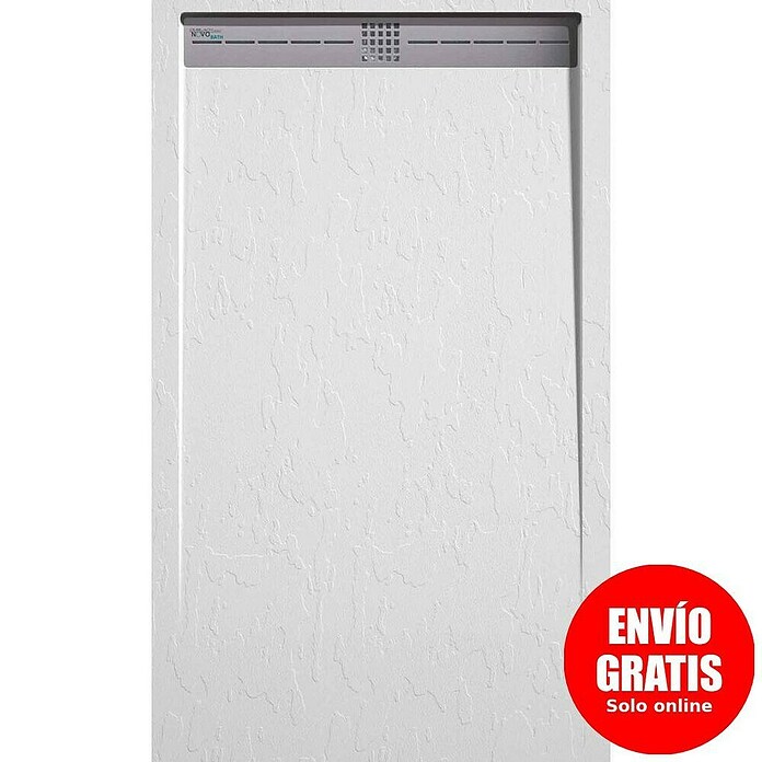 Duplach Plato de ducha Cach (L x An: 170 x 90 cm, Material compuesto, Blanco) | BAUHAUS