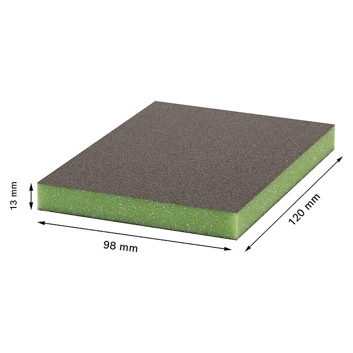 Bosch Professional Expert Schleifschwamm S473 (120 x 98 x 13 mm, Korngröße: Sehr Fein, 1 Stk.) | BAUHAUS