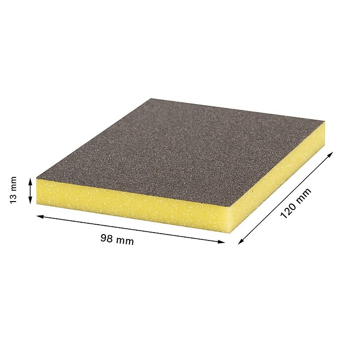 Bosch Professional Expert Schleifschwamm S473 (120 x 98 x 13 mm, Korngröße: Fein, 1 Stk.) | BAUHAUS