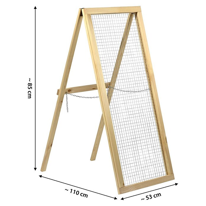 Dobar Durchwurfsieb (53 x 110 x 85 cm, Holz) | BAUHAUS